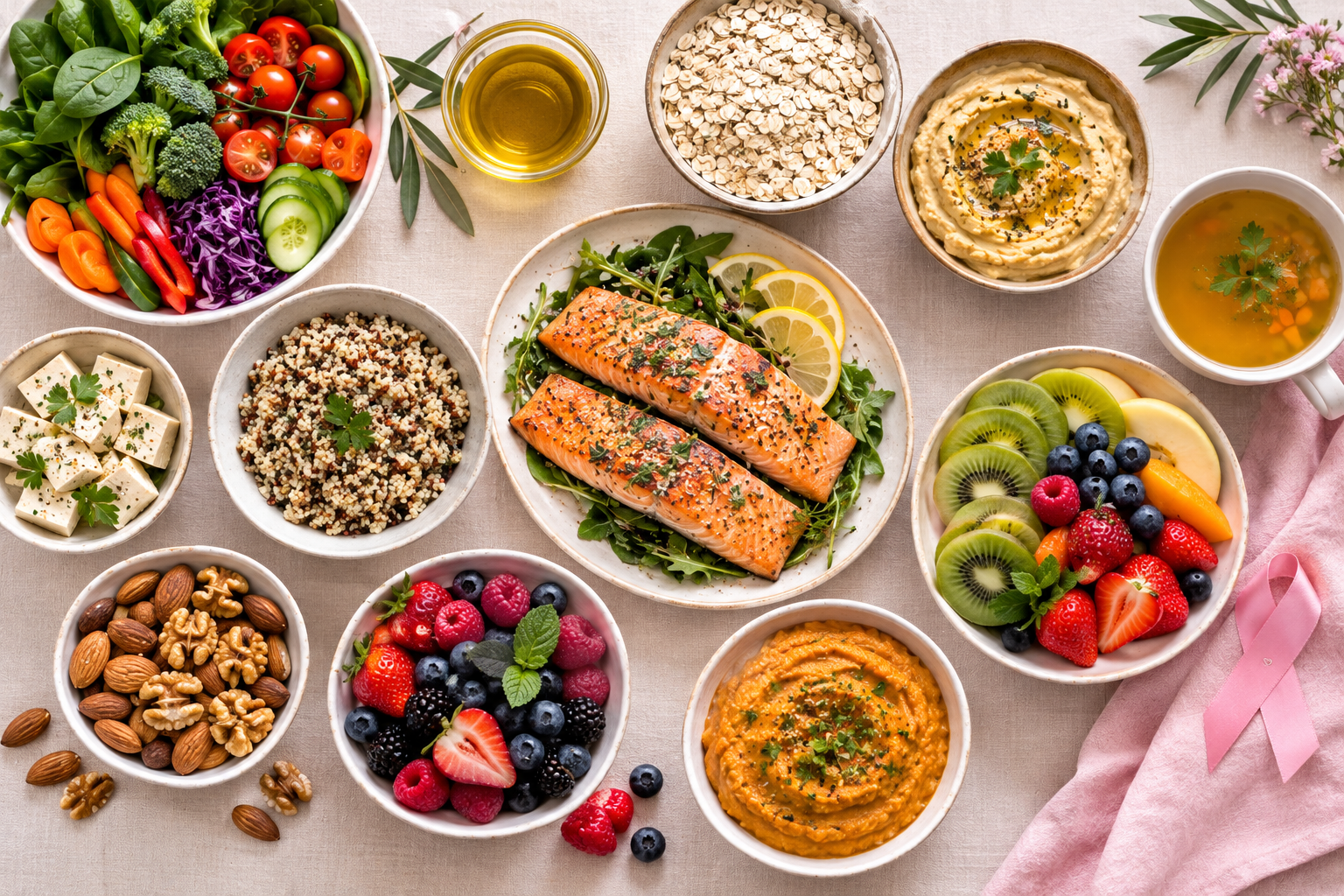 Alimentation et cancer du sein à 40 ans