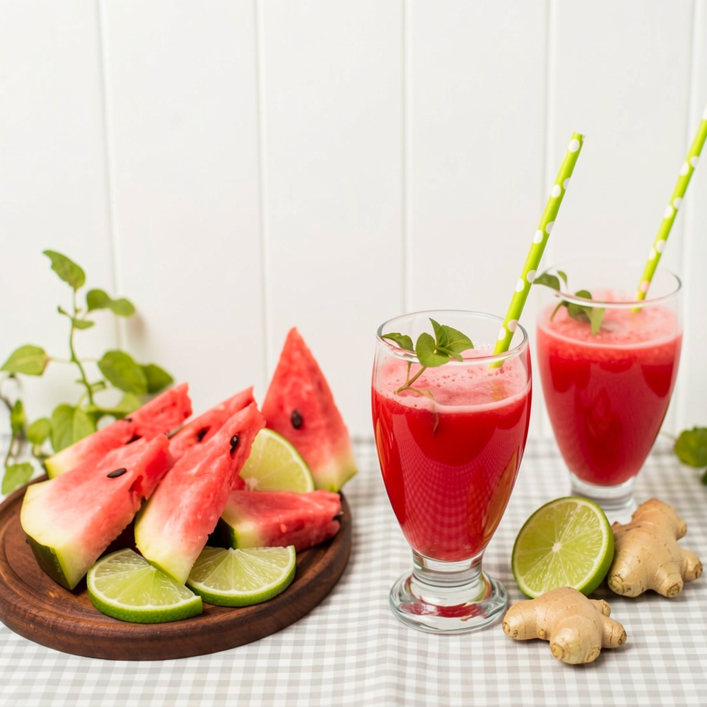 Jus d'été à la pastèque