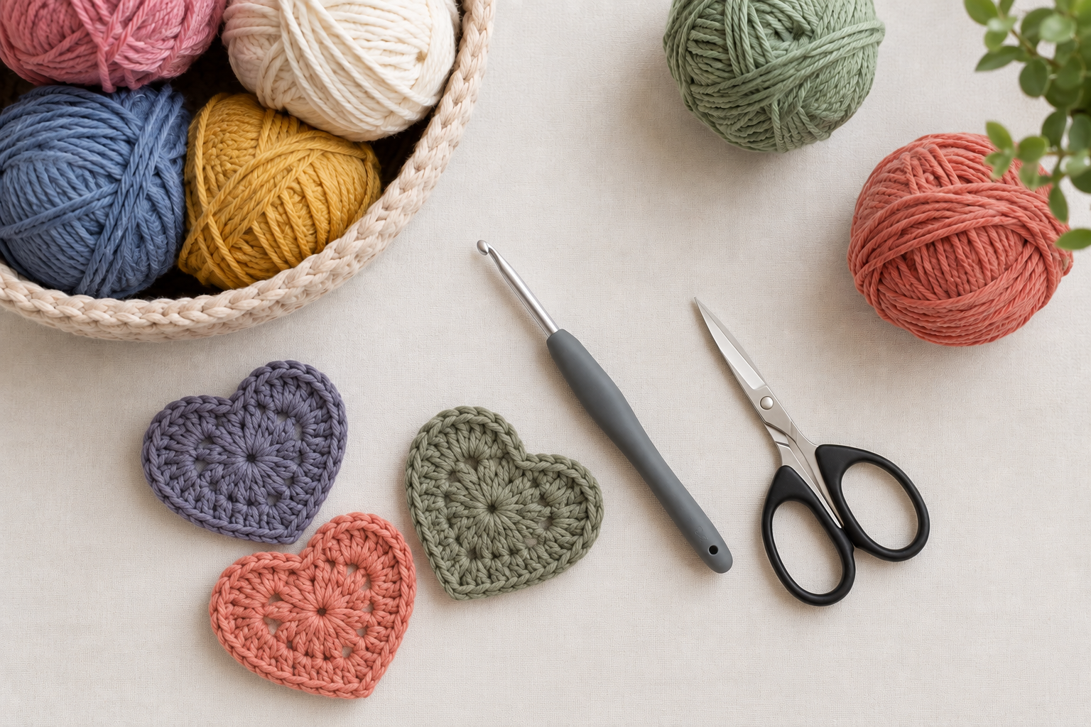 Le matériel du crochet
