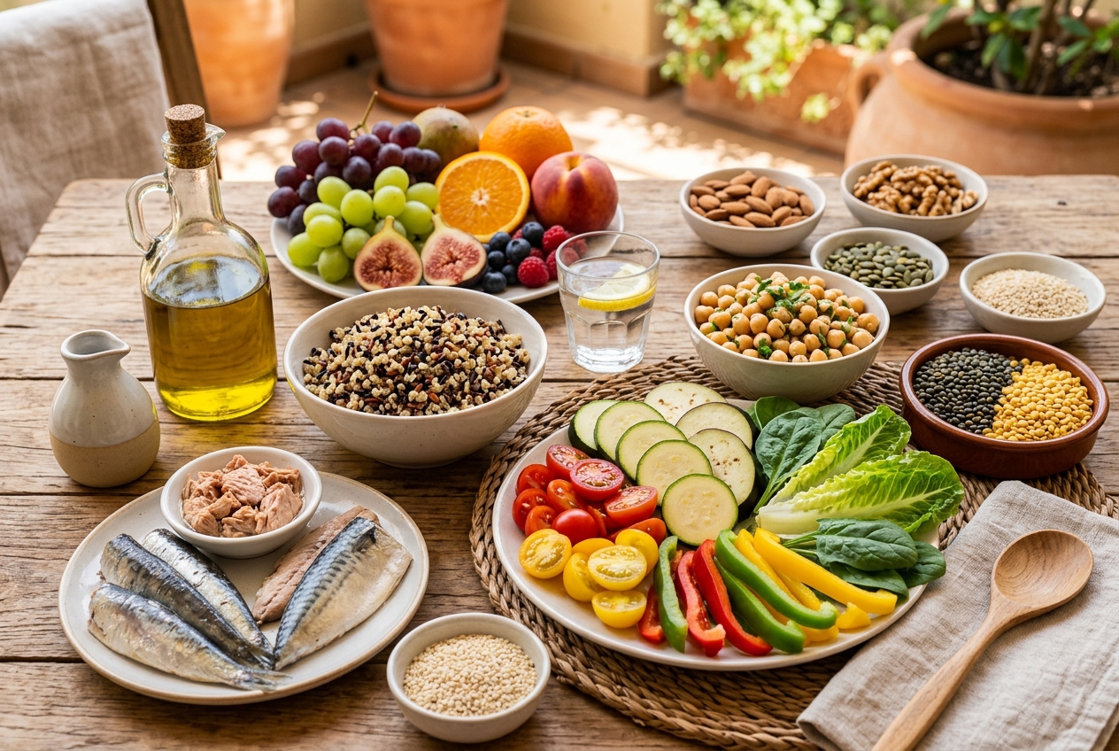 Régime méditerranéen sans gluten